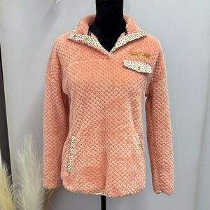 Simply Southern Cozy Pink Fleece Jacket